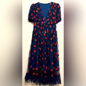 Retro Stage Strawberry Dress